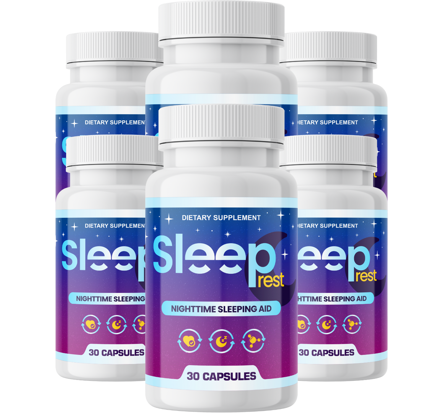 6 Bottles of Sleep Rest